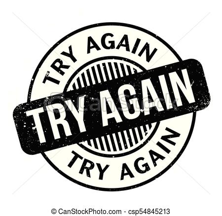 450x438 Try Again Rubber St Grunge Design With Dust Scratches