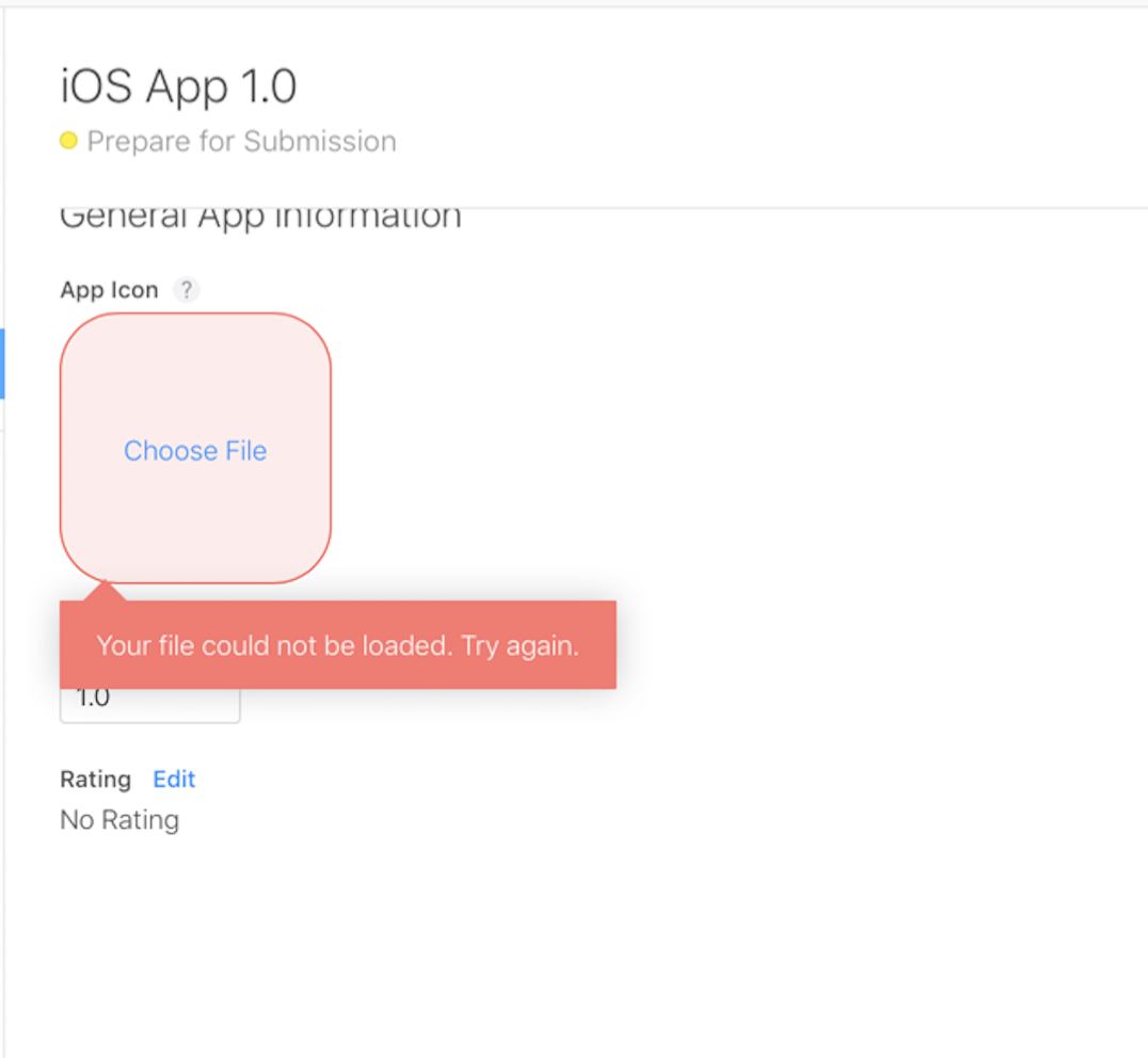 1076x992 Itunes Connect Your Could Not Be Loaded Try Again