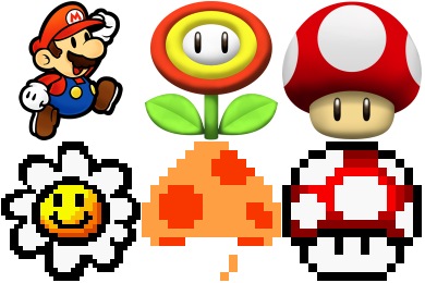 390x260 Super Mario Iconset