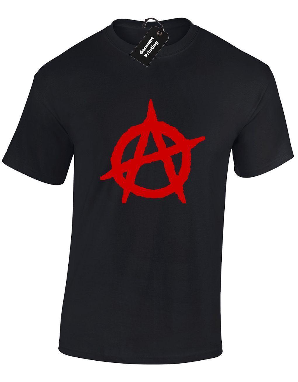 1020x1304 Anarchy Mens Tshirt Icon Rebel Symbol Gift Rocker S Xxl Top T