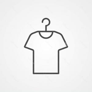 300x300 Photot Shirt Vector Icon Vector Blank Tshirt Icon Symbol Handandbeak