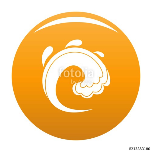 500x500 Wave Water Tsunami Icon Simple Illustration Of Wave Water Tsunami