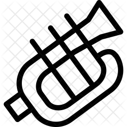 256x256 Tuba Icon Of Line Style