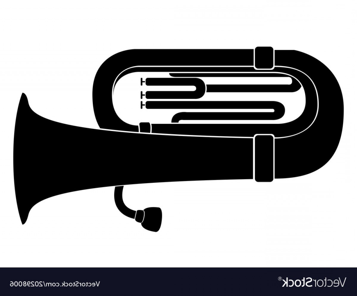 1200x994 Isolated Tuba Icon Musical Instrument Vector Catchsplace