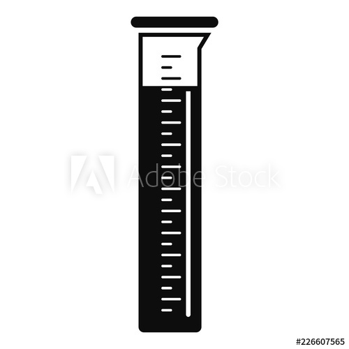 500x500 Measurement Test Tube Icon Simple Illustration Of Measurement