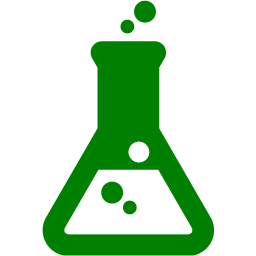 256x256 Green Test Tube Icon