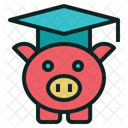 256x256 Tuition Fee Icon Of Colored Outline Style