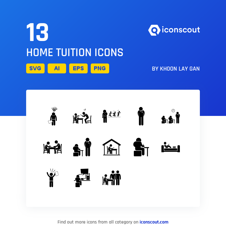 735x772 Home Tuition Icon Pack