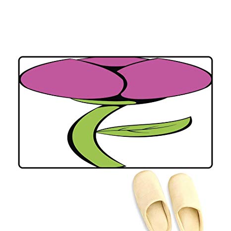 466x466 Doormatpink Tulip Icon Icon Cartoon Outdoor Doormat