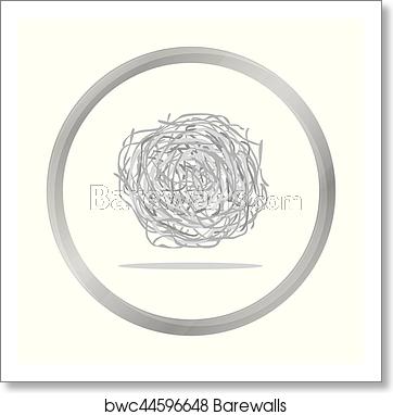362x382 Tumbleweed Icon Monochrome Singe Western Icon From The Wild West