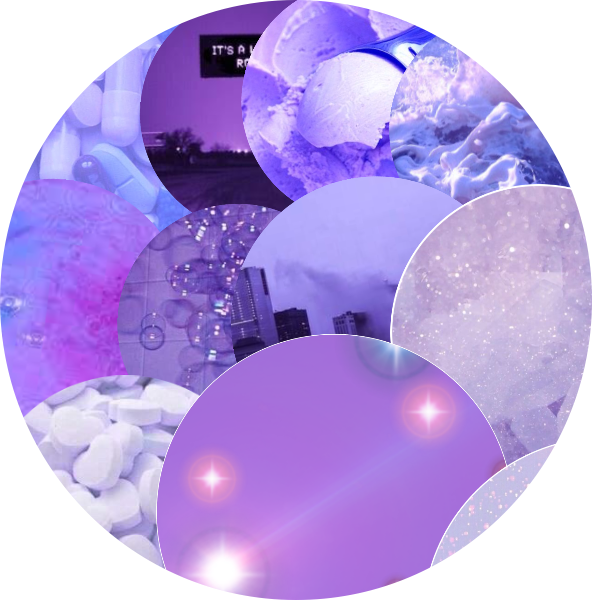592x600 Totally Not Neat Icon Aesthetic Collage Circle Pastel