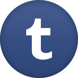 256x256 Tumblr Flat Circle Icon Download Circle Icons Iconspedia