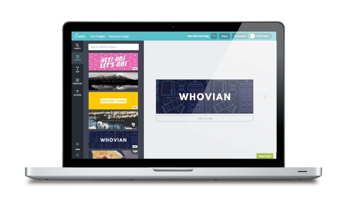 1165x665 Free Tumblr Banner Maker With Awesome Templates