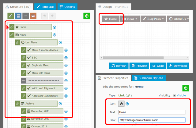 640x420 Drop Down Menu In Tumblr