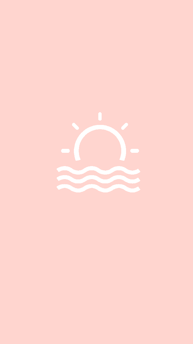 Pink Sun And Wave Instagram Story Highlights Template Wallpapers 640x1137 Pink Sun And Wave Instagram Story Highlights Template Wallpapers