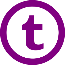 256x256 Purple Tumblr Icon