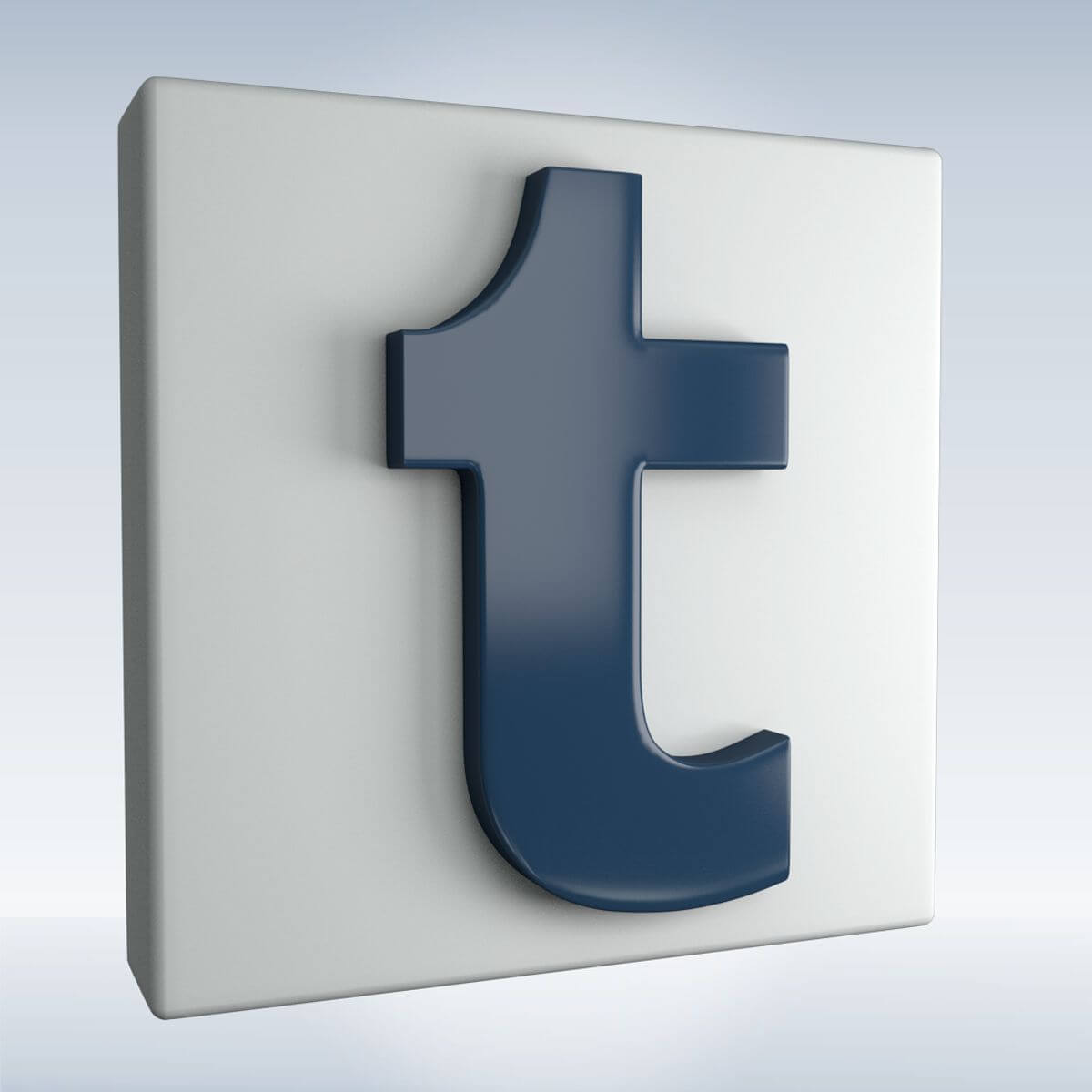 1200x1200 Tumblr Logo Icon Model