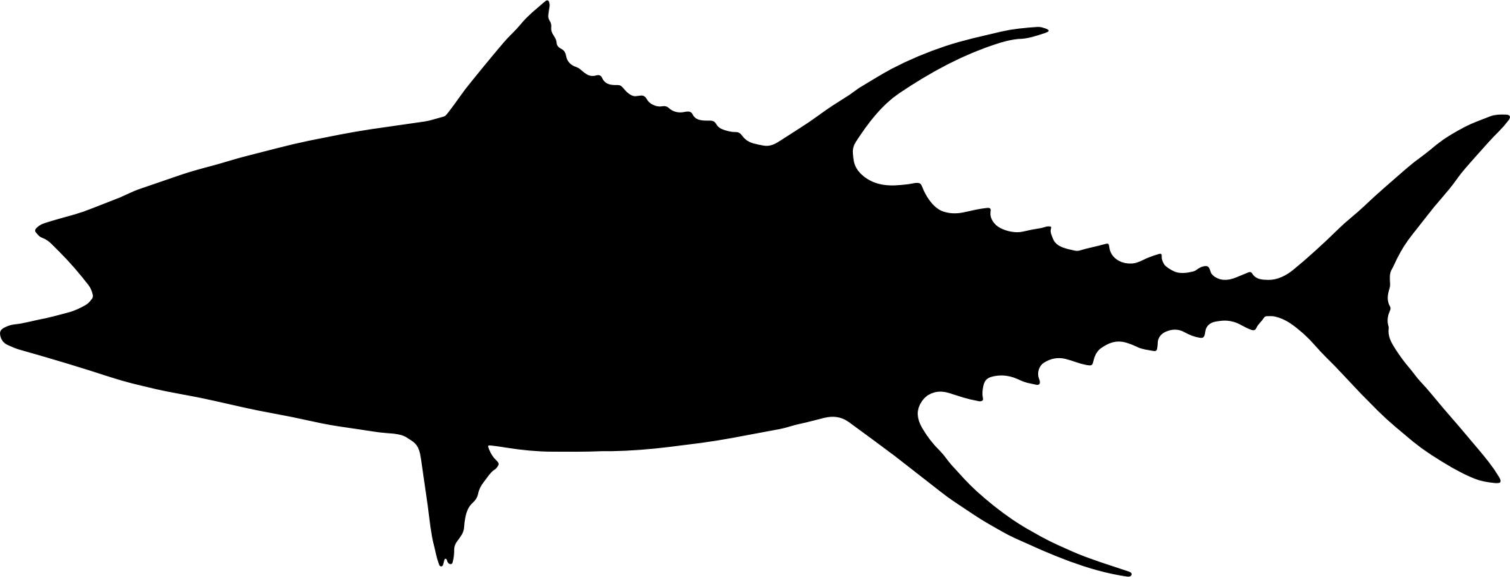 2144x820 Yellow Fin Tuna Silhouette Icons Png