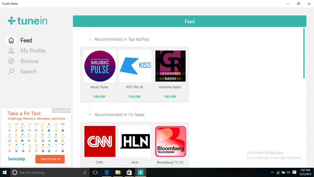 1024x578 Tunein Radio Is Here For Windows Windows Experience Blog