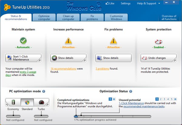 600x415 Tuneup Utilities Review, Download