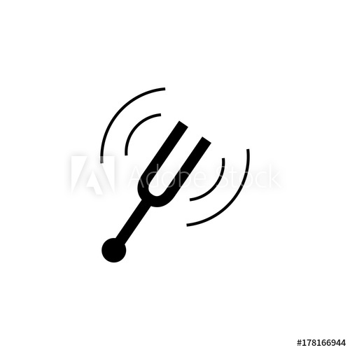 500x500 Tuning Fork Icon Simple Tonometer Icon