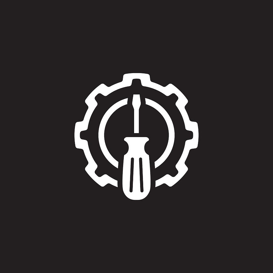 900x900 Fine Tuning Icon Gear And Screwdriver Service Symbol