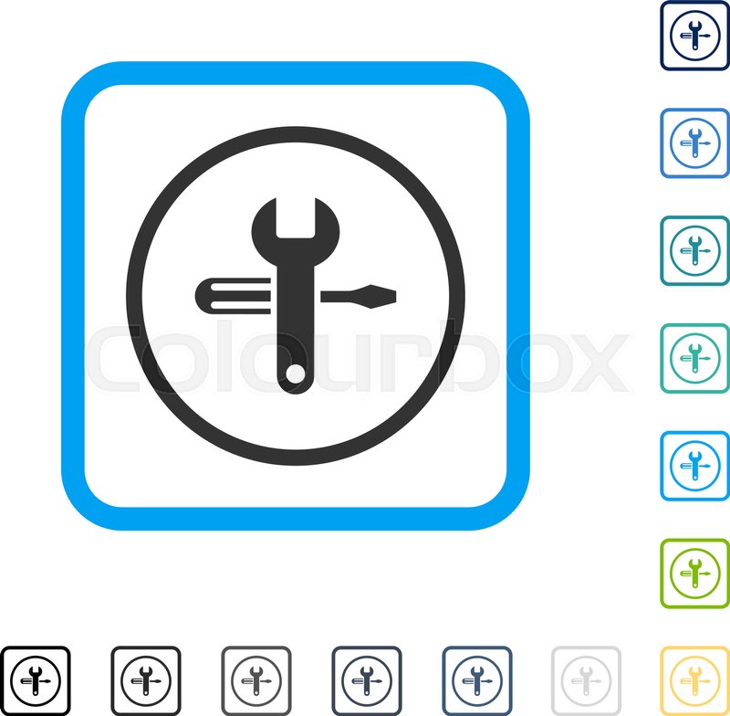 800x784 Tuning Icon Inside Rounded Rectangle Stock Vector Colourbox
