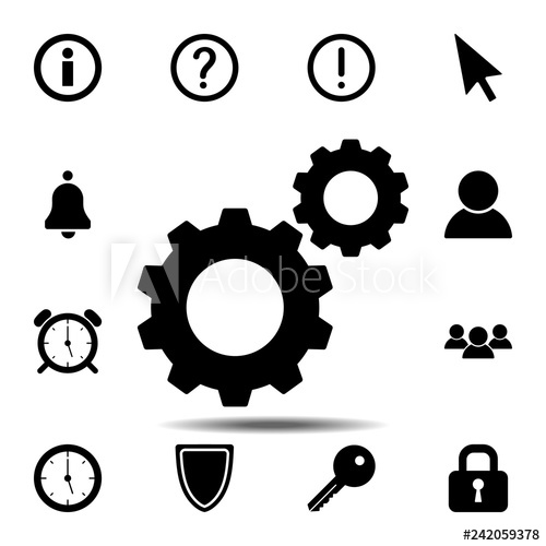 500x500 Gear, Tuning Icon Simple Glyph Vector Element Of Web