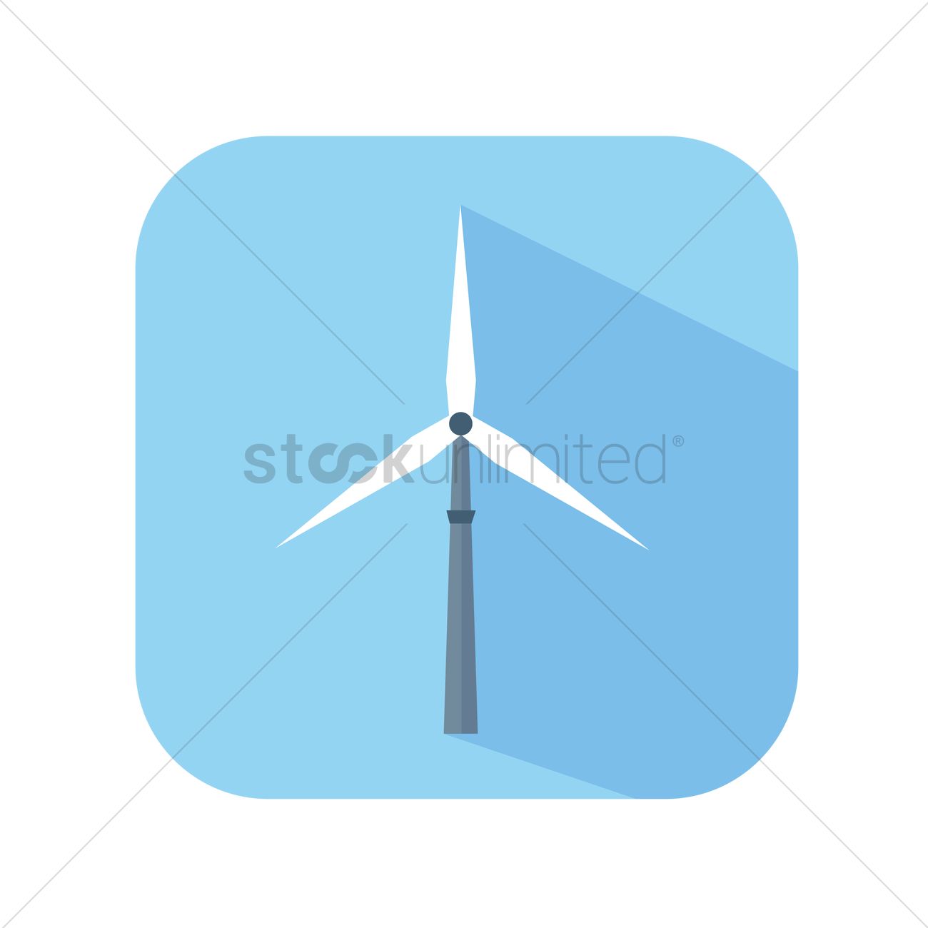 1300x1300 Free A Wind Turbine Icon Vector Image
