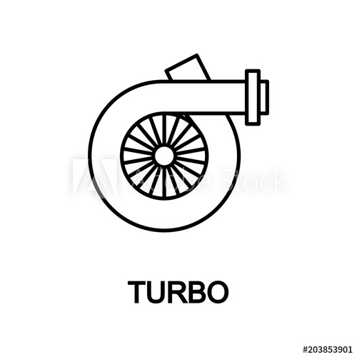 500x500 Car Turbo Icon Element Of Car Repair For Mobile Concept And Web