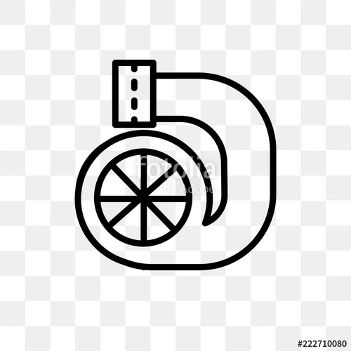 500x500 Turbo Icon On Transparent Background Modern Icons Vector