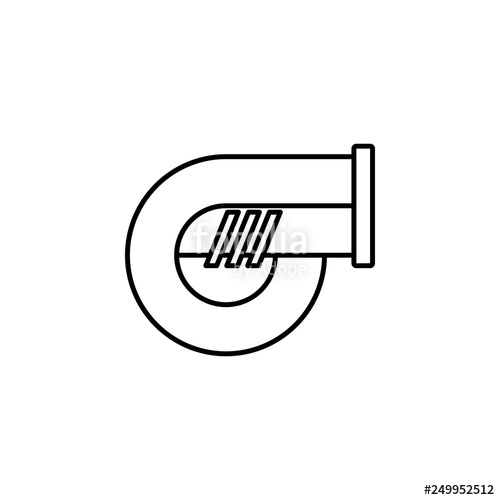 500x500 Turbo Icon Element Of Motor Sport For Mobile Concept And Web Apps