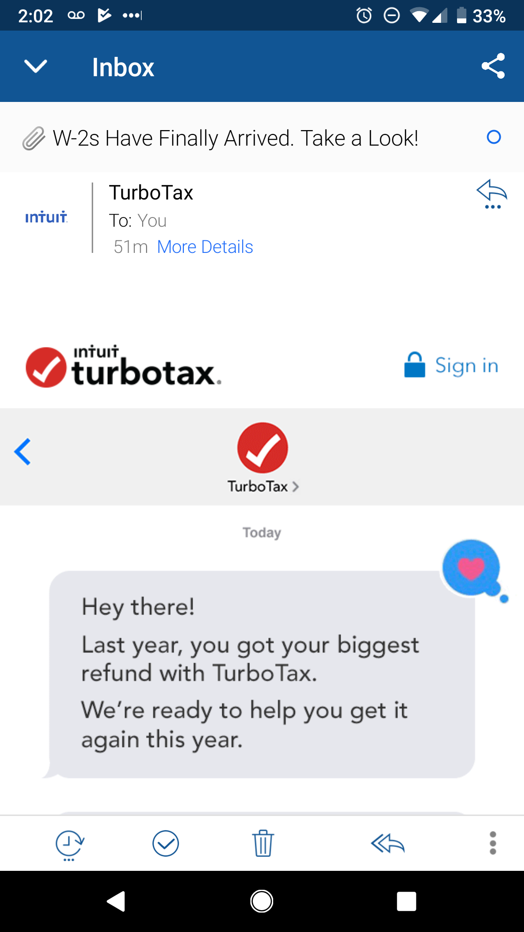 1080x1920 Turbotax Added A Fake Attachment Icon To The Email Subject