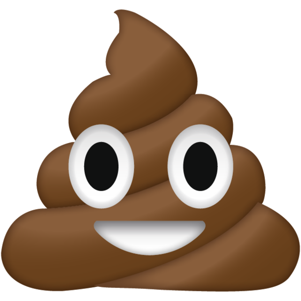 600x600 Poop Emoji