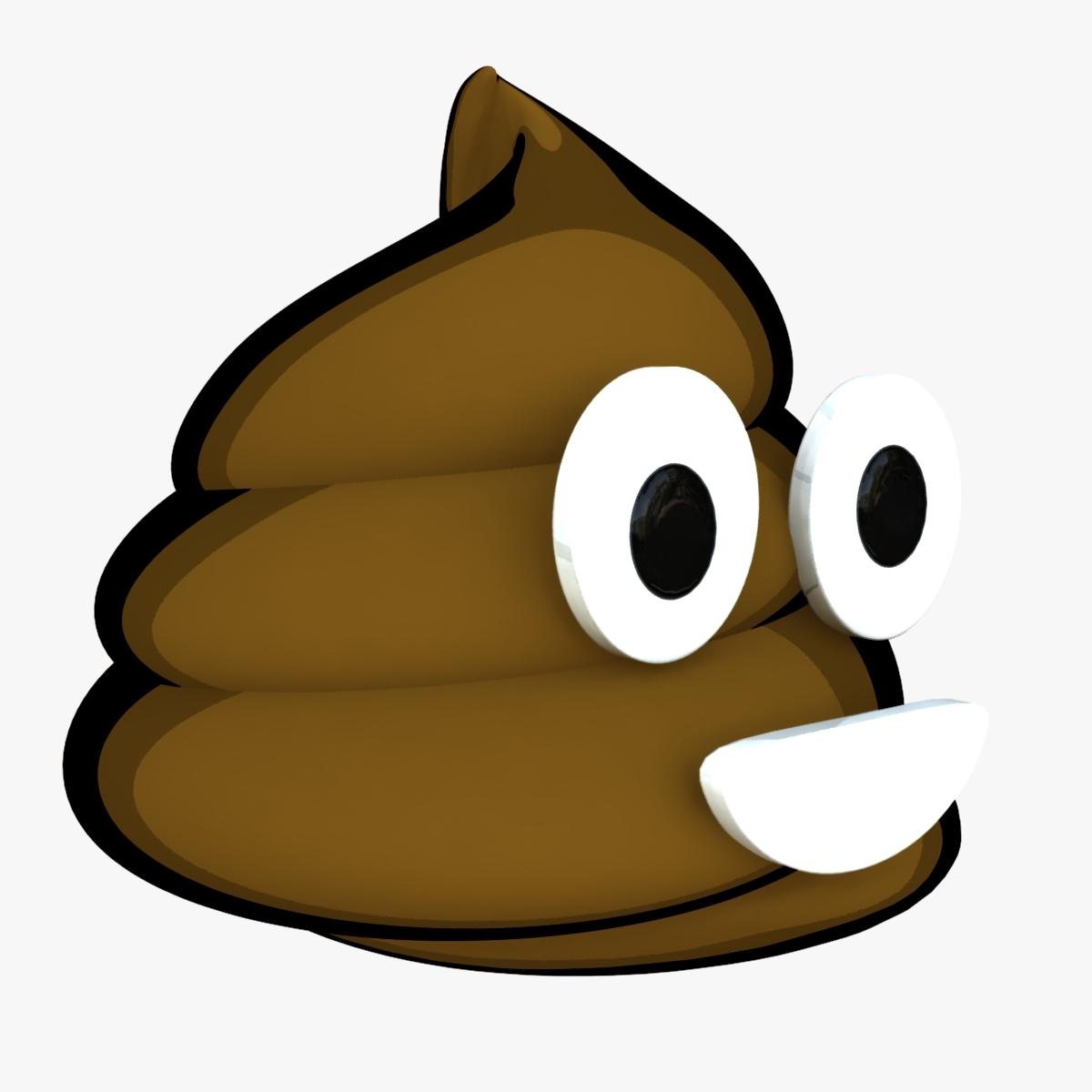 1200x1200 Smiling Pile Of Poo Emoji Model
