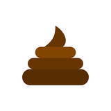 160x160 Turd Icon Flat Illustration Of Turd Vector Icon For Web Stock
