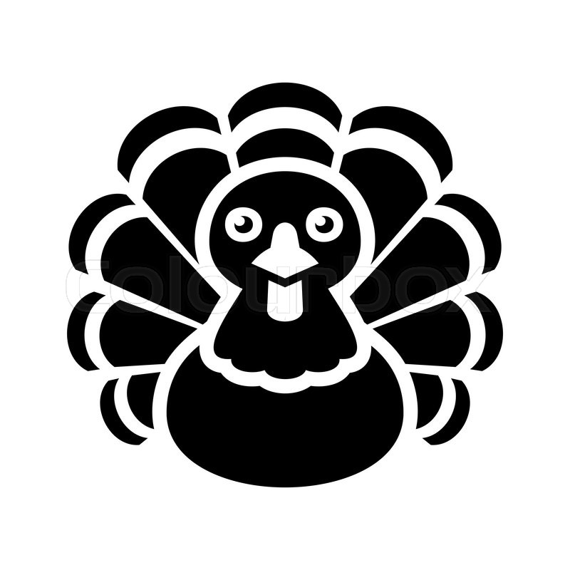 800x800 Turkey Icon For Thanksgiving
