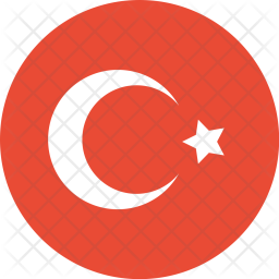 256x256 Turkey Icon Of Flat Style