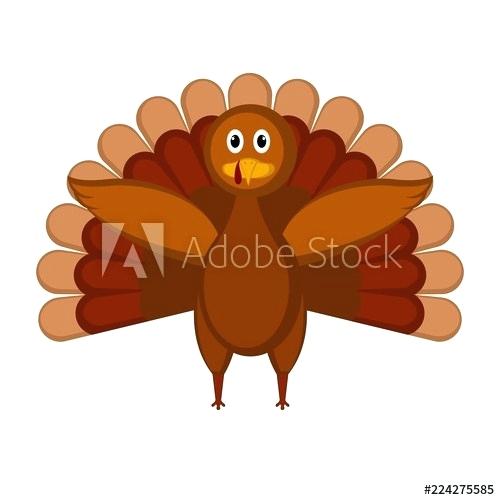 500x500 Colored Turkey Pictures Isolated Colored Turkey Icon