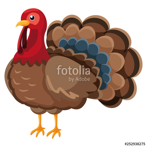 500x500 Cartoon Turkey Icon Stock Image And Royalty Free Vector