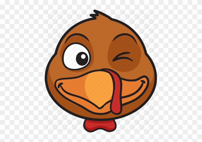 840x592 Emoji Holiday Smiley Turkey Icon