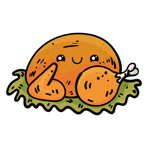 512x512 Roast Turkey Cartoon Icon