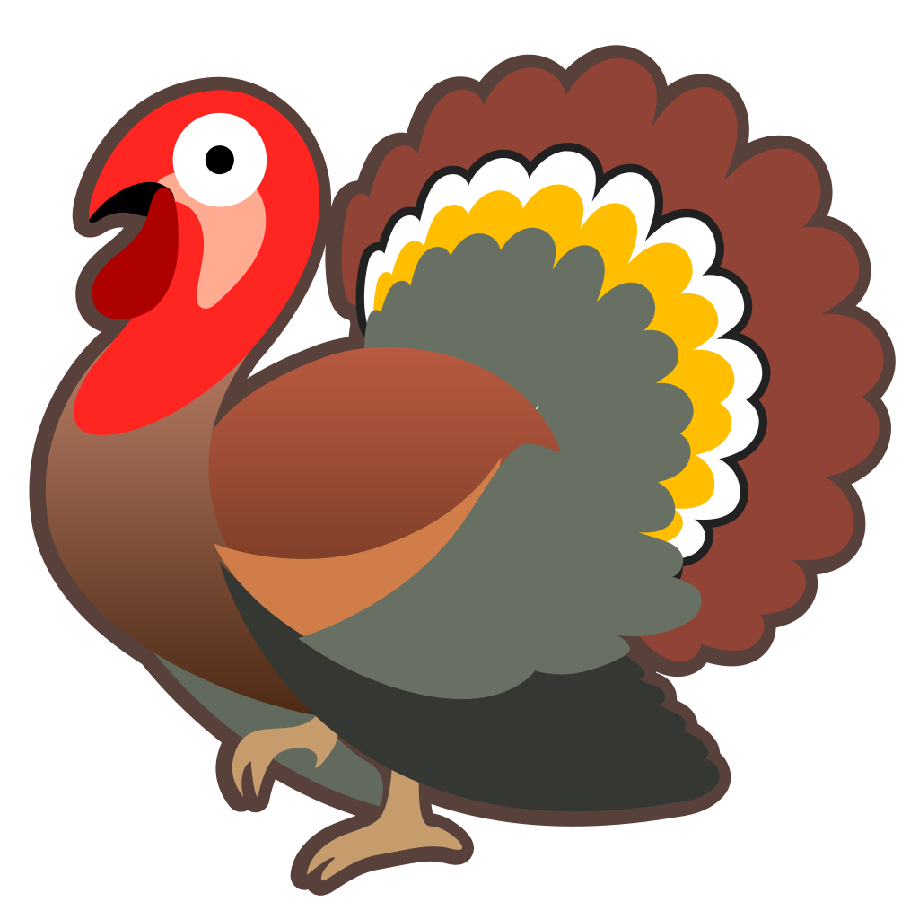 1024x1024 Turkey Icon Noto Emoji Animals Nature Iconset Google