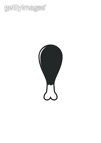 349x494 Chicken Or Turkey Leg Icon Fried Food Drumstick