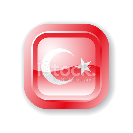 440x440 Turkey Flag Icon Stock Vector