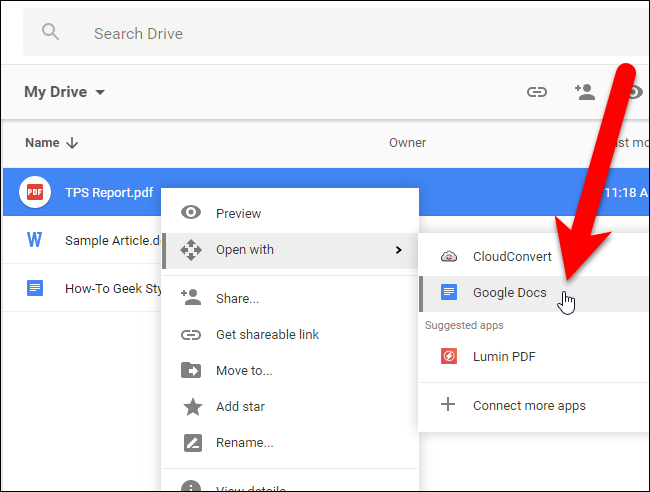 How To Convert Pdf And Images Into Google Docs Documents 650x492 How To Convert Pdf And Images Into Google Docs Documents