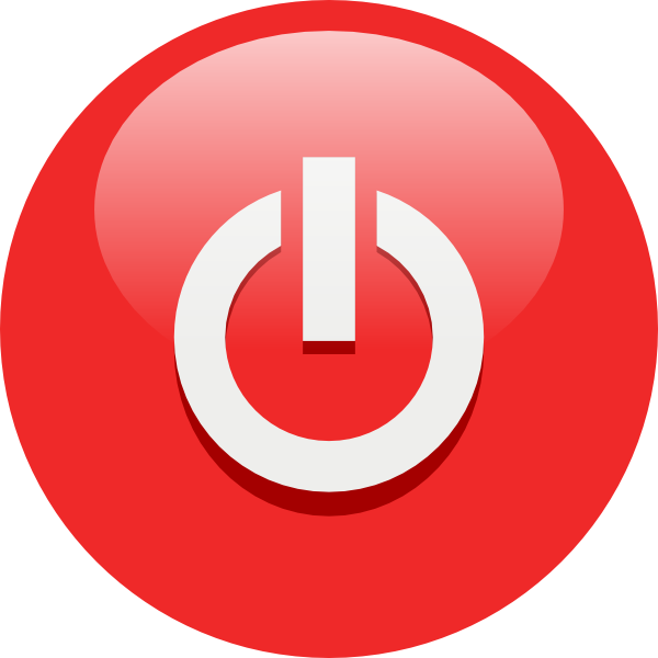 600x600 Red Turn Off Png