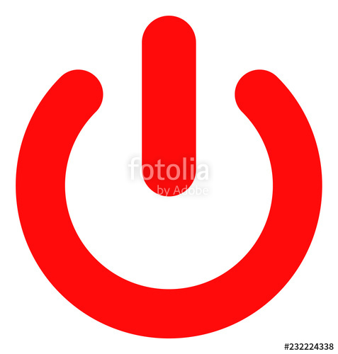 477x500 Turn Off Icon On A White Background Isolated Turn Off Symbol