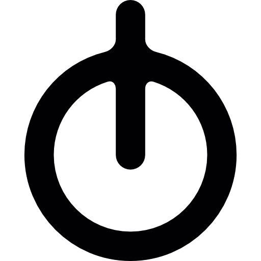 512x512 Circle Line Turn Off Icons Free Download