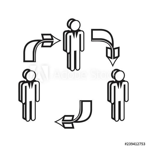 500x500 Employee Turnover Icon Element Of Hr Heat Hunting For Mobile